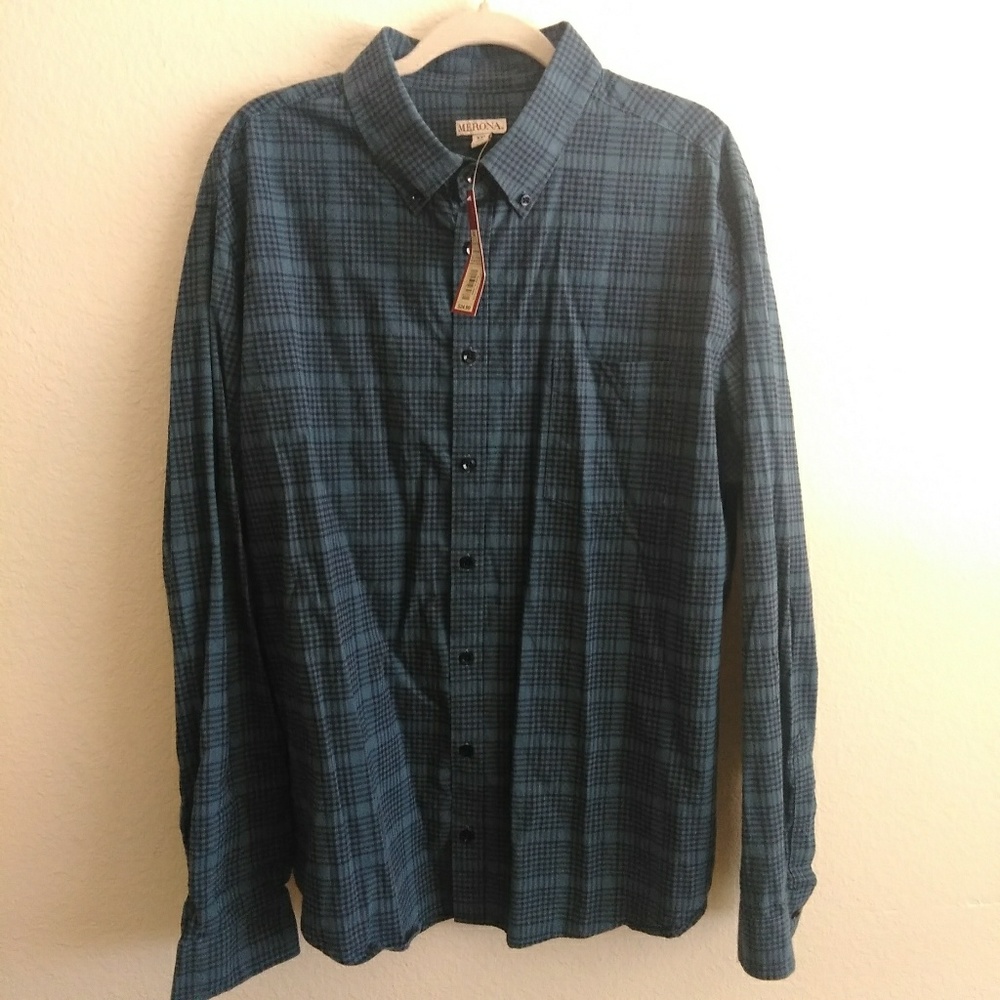 NWT Merona Men's Button Down Shirt XXL